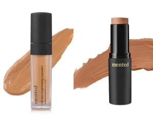 Mented Cosmetics Full-Time Eye Brightening Concealer, Under Eyes Make Up Corrector, Blemishes & Contour, PEAK   Stick Foundation Make Up, Concealer & Contour Stick for Black Women Makeup, T30