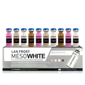Meso White Essence Serum, BB Glow Pigment Starter Kit, Anti-Aging BB Glow Ampoules Foundation Skin Treatment Kit 0.17 Fl (brown)