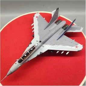 Metal Aircraft Model for Russia Fulcrum MIG35 Fighter Model 1:100 Scale Airplane for Display Show Collectible Aviation Enthusiasts