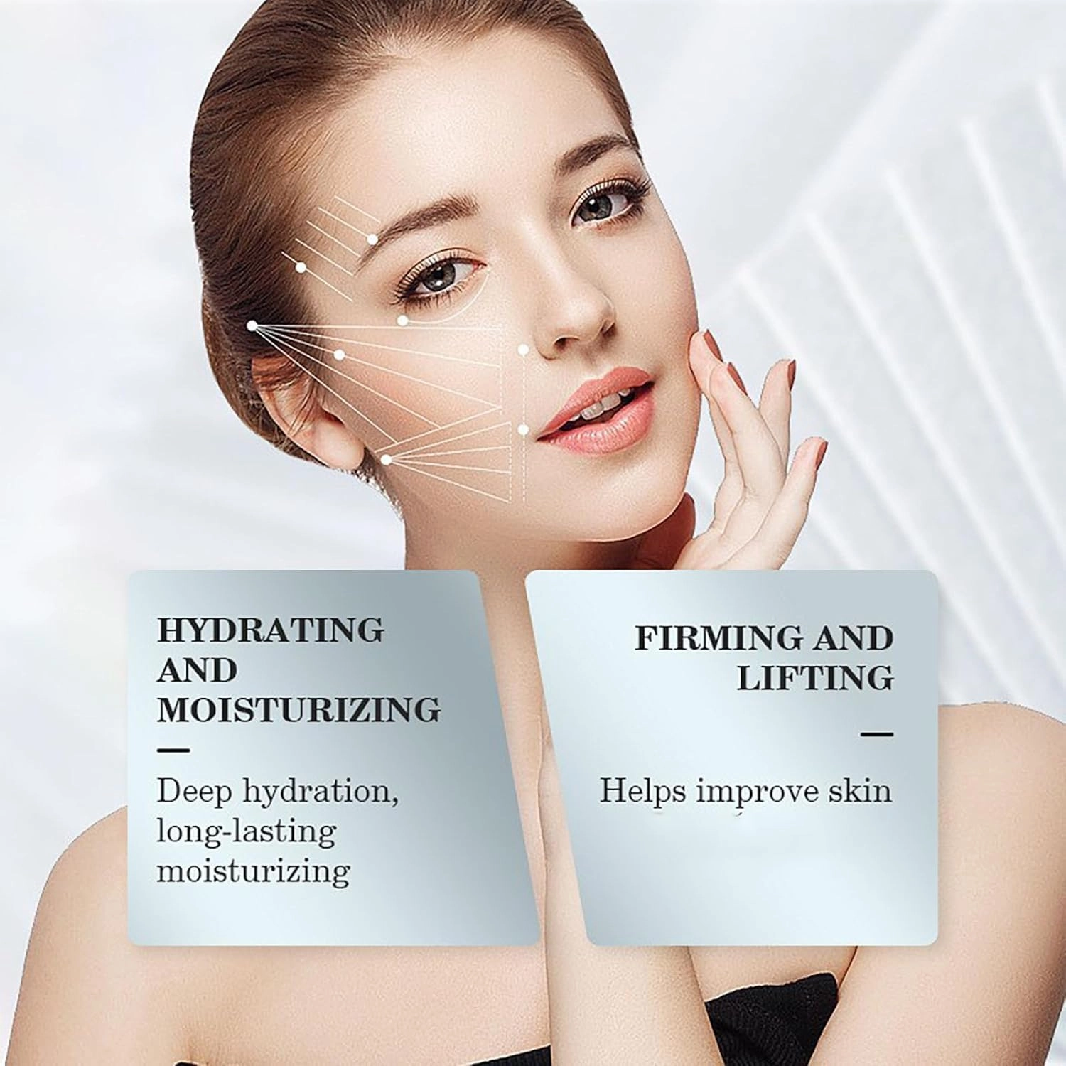 Micro Infusions System For Face, Deeply Nourishes, Improve Skin Dry Skin, Reduce Fine Lines, Revitalizing, Stem Cell Serum For Face