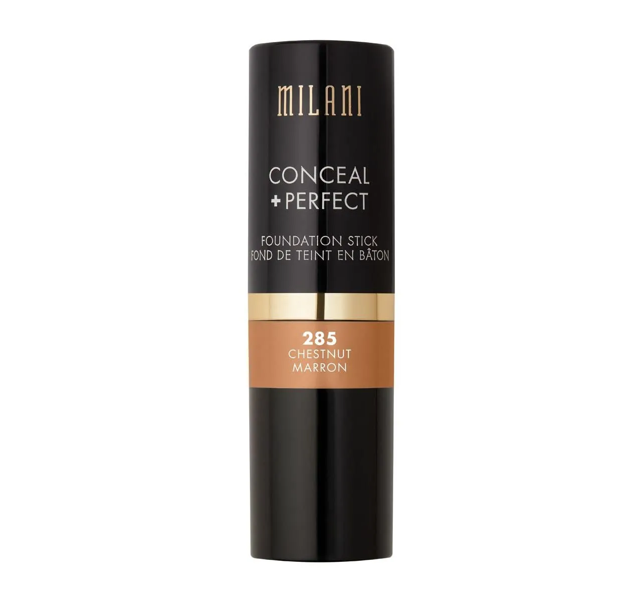Milani Conceal   Perfect Foundation Stick - Chestnut (0.46 Ounce) Vegan, Cruelty-Free Cream Foundation - Cover Under-Eye Circles, Blemishes & Skin Discoloration for a Flawless Finish