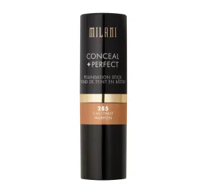 Milani Conceal   Perfect Foundation Stick - Chestnut (0.46 Ounce) Vegan, Cruelty-Free Cream Foundation - Cover Under-Eye Circles, Blemishes & Skin Discoloration for a Flawless Finish