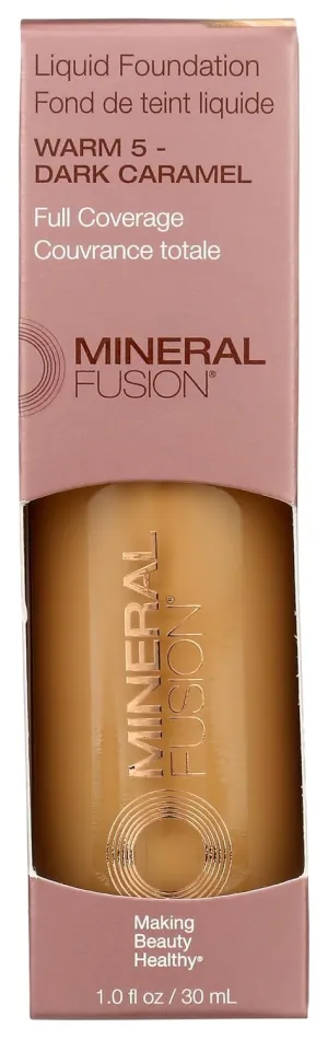 MINERAL FUSION Warm 5 Liquid Foundation, 1 FZ