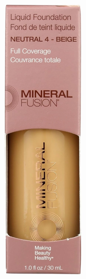 MINERAL FUSION Neutral 4 Liquid Foundation, 1 FZ