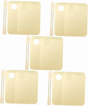 Mipcase 10 Sets Color Palette Palette Painting Color Palette Color Mixing Palettes Korean Eyeshadow Blending Plate for Makeup Korean Makeup Pigment Art Tray Nail Acrylic Tool Kit
