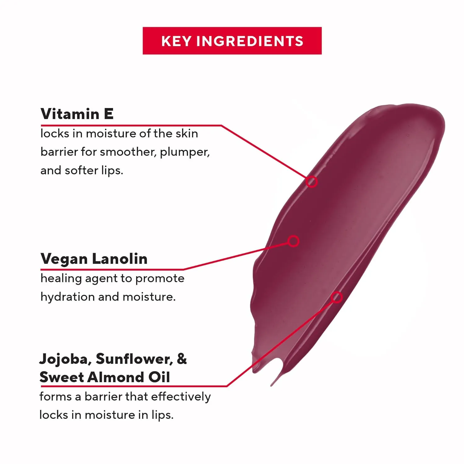 Mirabella Luxe Advanced Lip Gloss, Hydrating Non-Sticky High-Shine Lip Gloss for Women, Infused with Vitamin E & Jojoba Oil, Long-Lasting & Cruelty-Free - Vintage (Caramel)