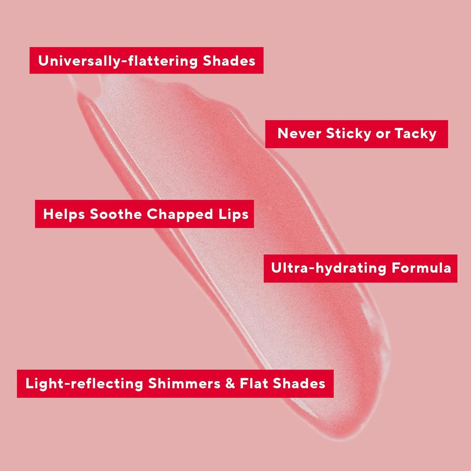 Mirabella Luxe Advanced Lip Gloss, Hydrating Non-Sticky High-Shine Lip Gloss for Women, Infused with Vitamin E & Jojoba Oil, Long-Lasting & Cruelty-Free - Vintage (Caramel)