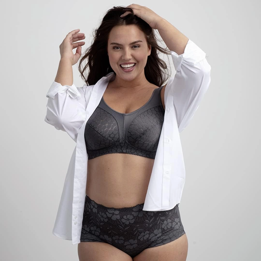 Miss Mary of Sweden Lovely Jacquard Womens Full Coverage Non-Wired Bra