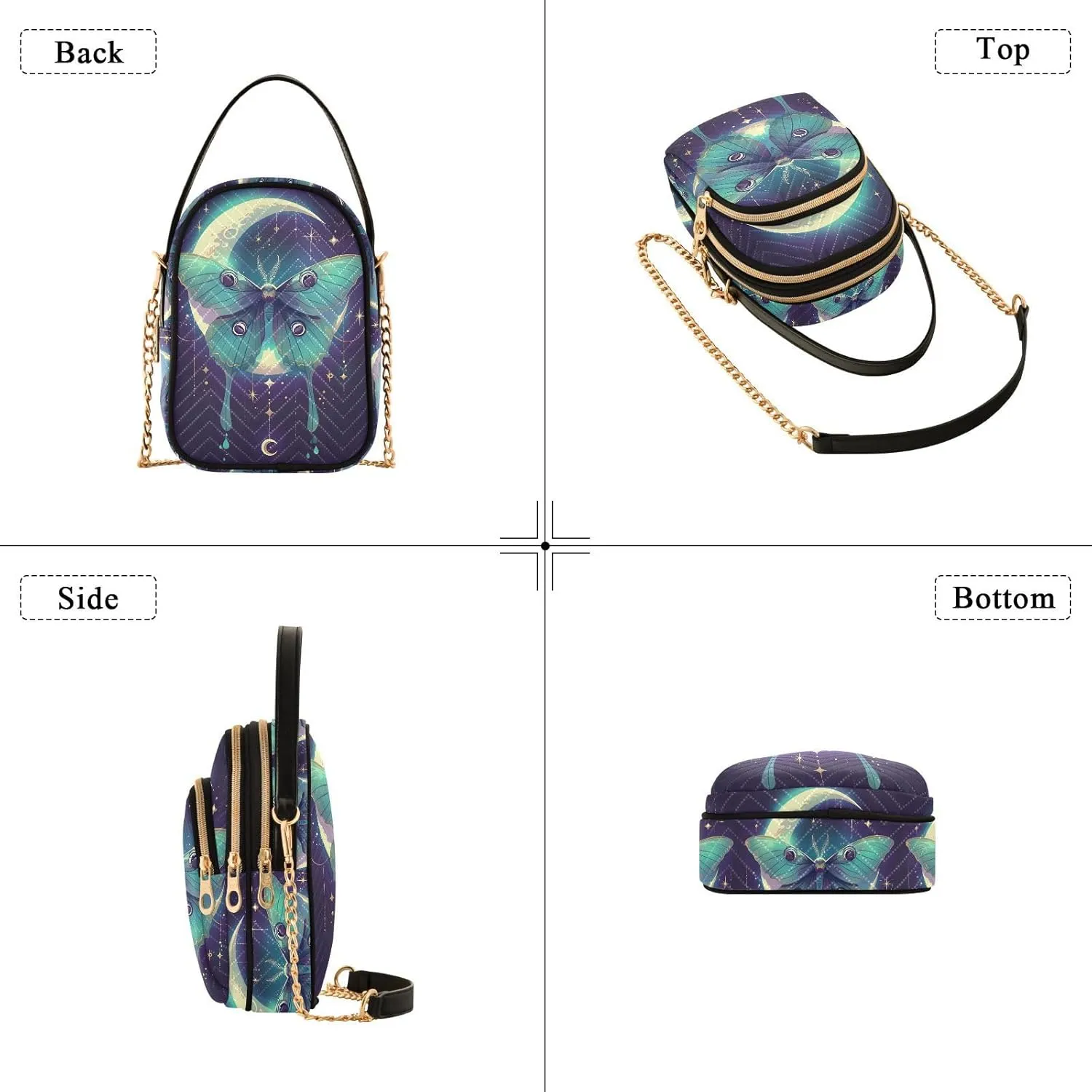 MNSRUU Women's Crossbody Handbags Cell Phone Purses Bags
