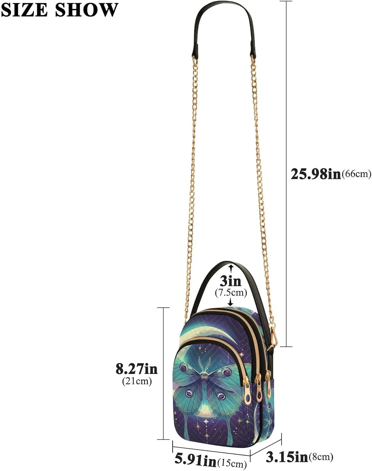 MNSRUU Women's Crossbody Handbags Cell Phone Purses Bags