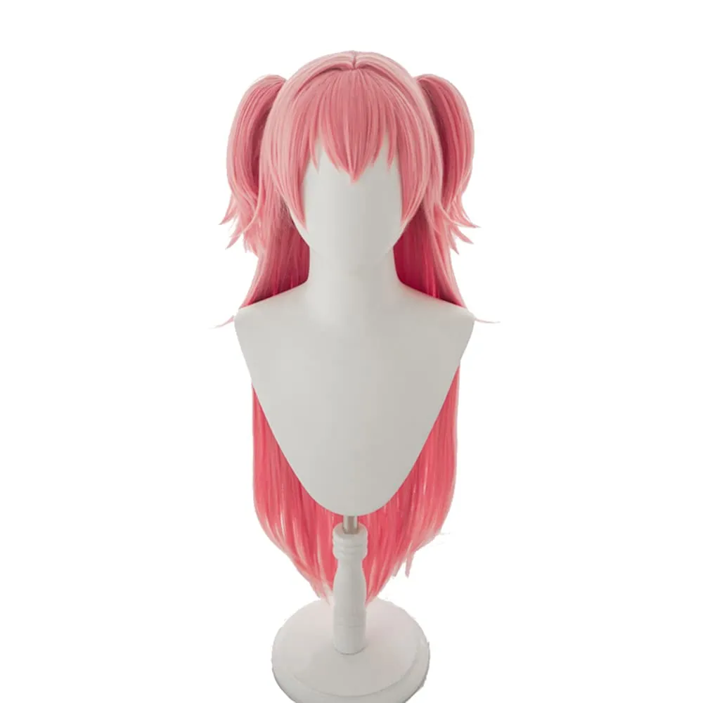 Momoi Airi Cosplay wig dark pink 90cm (dark pink(Momoi Airi))