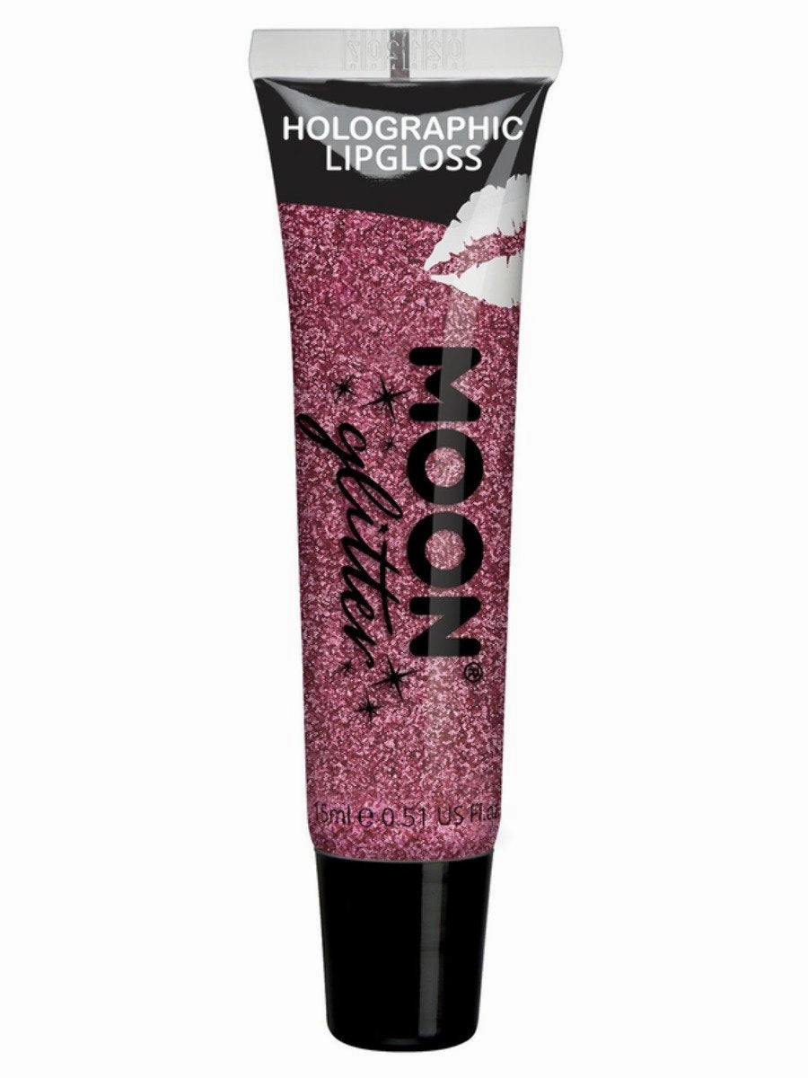Moon Glitter Holographic Glitter Lipgloss - Pink