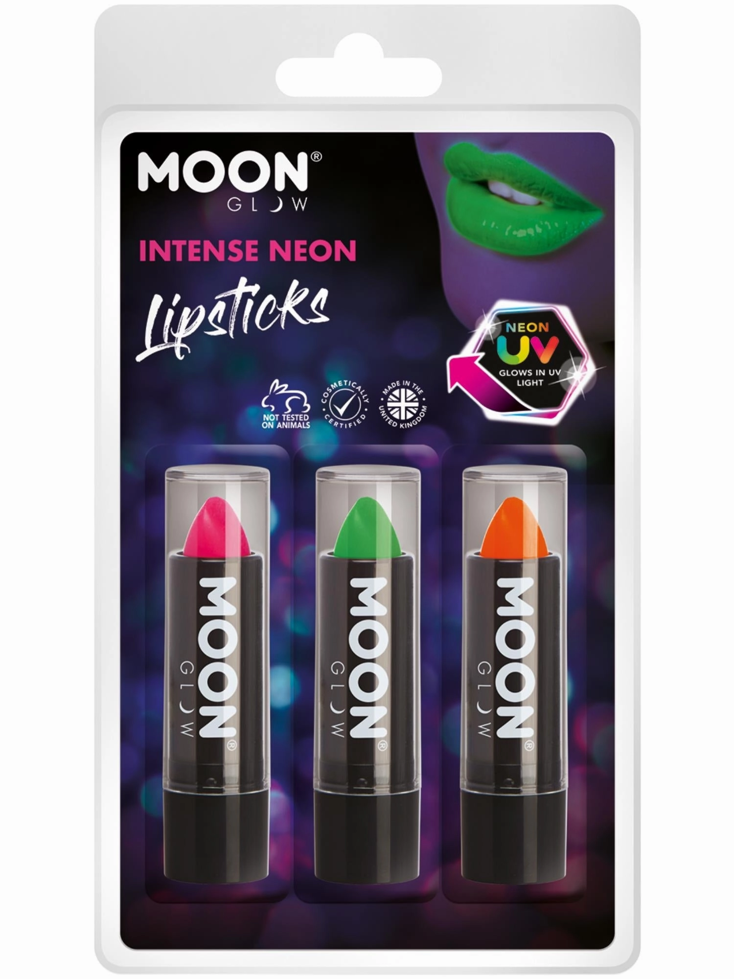 Moon Glow Intense Neon UV Lipstick,   Wholesale