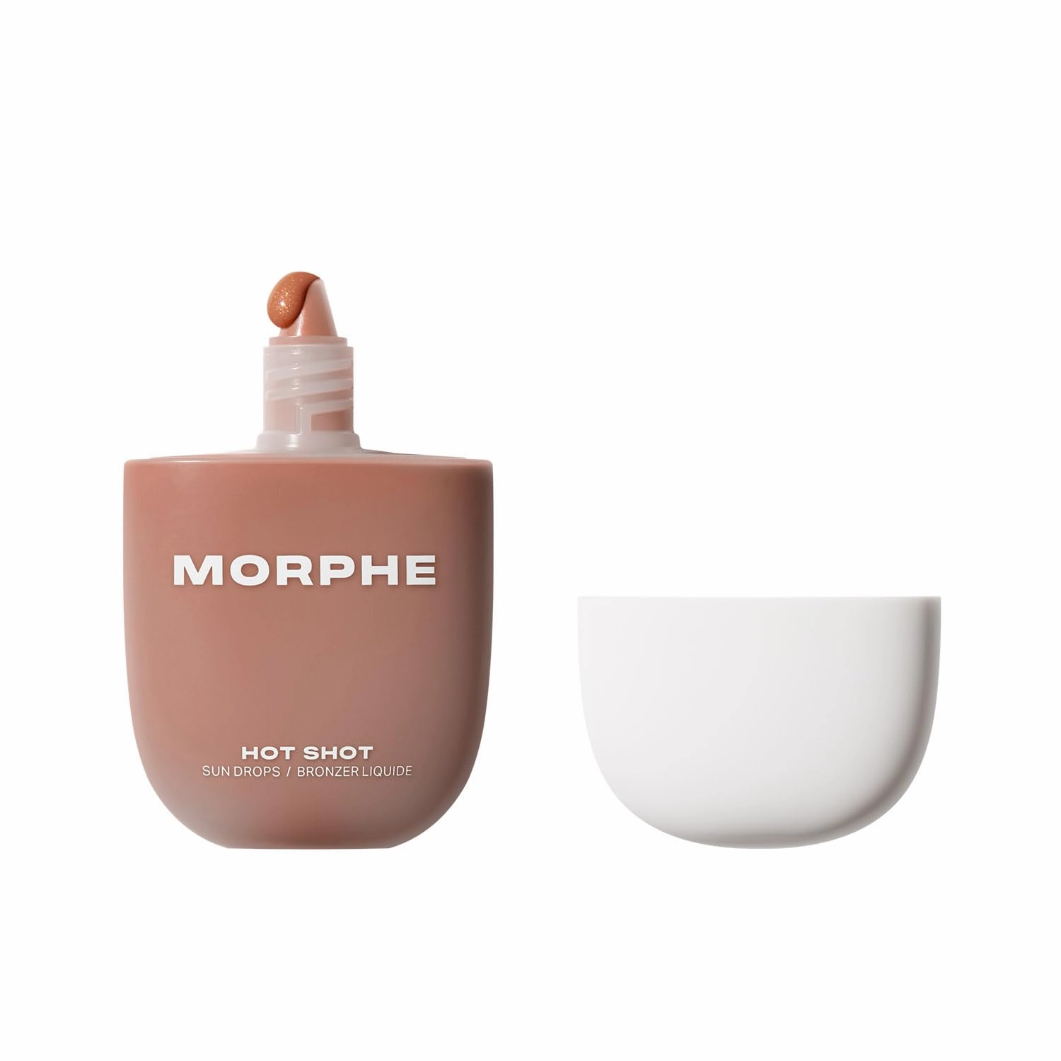 Morphe Hot Shot Sun Bronzing Drops - Waterweight Liquid Bronzer Drops with Niacinamide for Glowing Skin, Hydration & a Natural Radiant Finish - Fire Sign (1 Fl Oz)