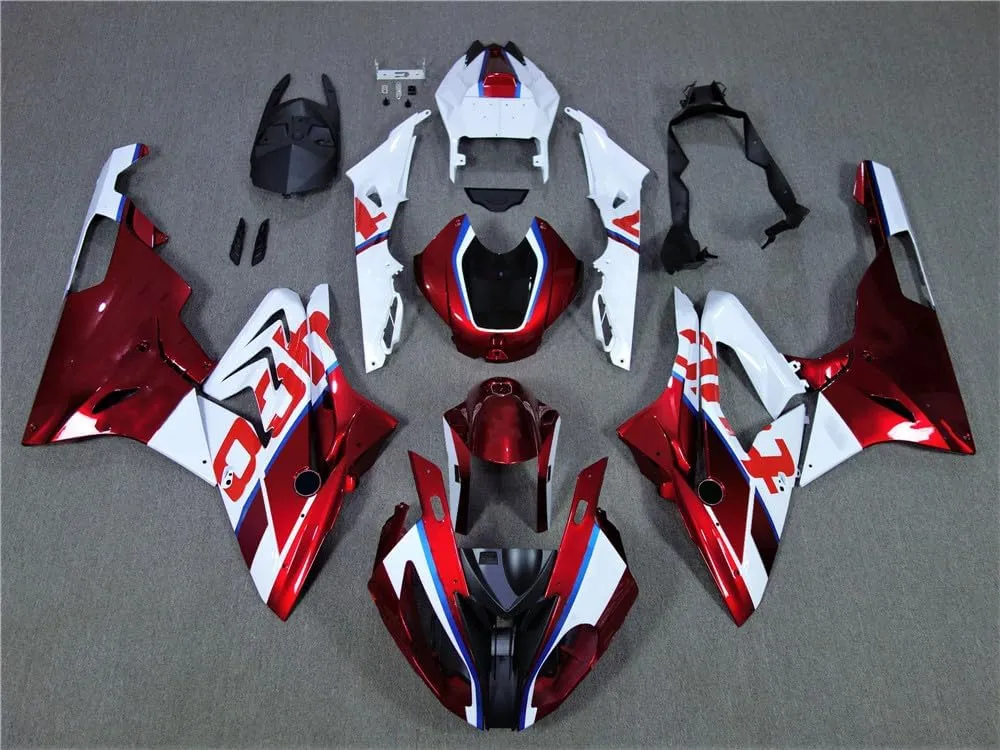Motorcycle Fairings Kit Fit For S1000rr 2015 2016 Bodywork Set ABS Injection Red White Tyco