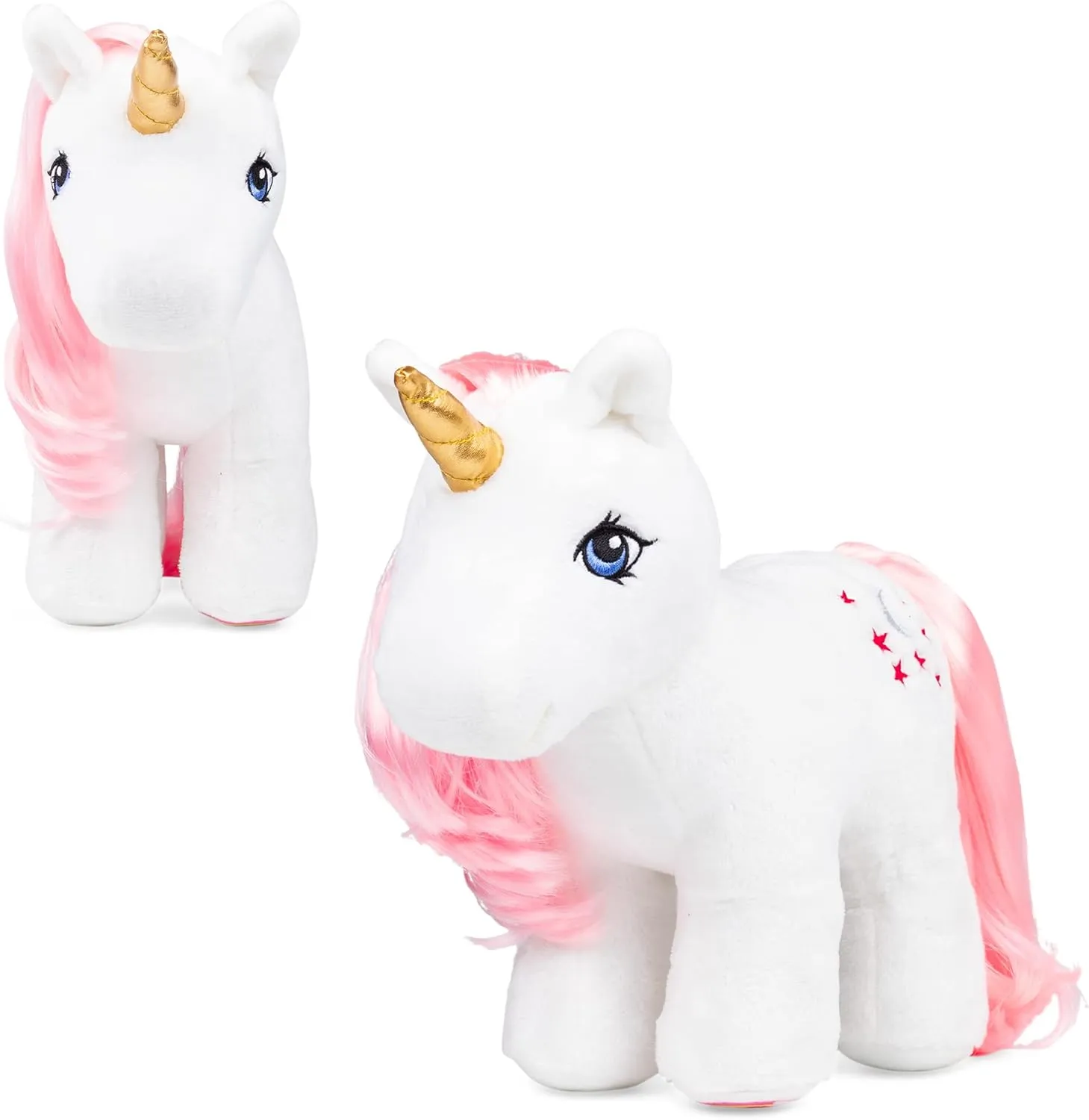 My Little Pony Unicorn and Pegasus Plush - Moondancer - Collector Plushie, Retro Stuffed Toy Animal, Kid, Toddler, Girl, boy, Mom, Birthday, Ages 3 
