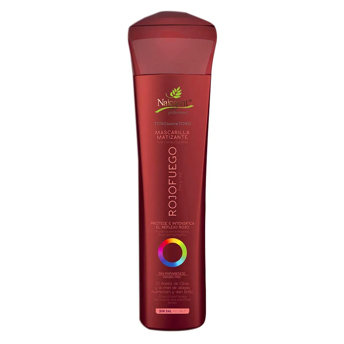 Naissant Deep Red Hair Toning Mask | Color Depositing | Moisturizes & Refreshes & Neutralizes Brassy Tones | Paraben, Ammonia & Sulfate Free | Pro-Vitamin B5, Olive Oil & Honey (Rojo Fuego) 10.1 Fl Oz