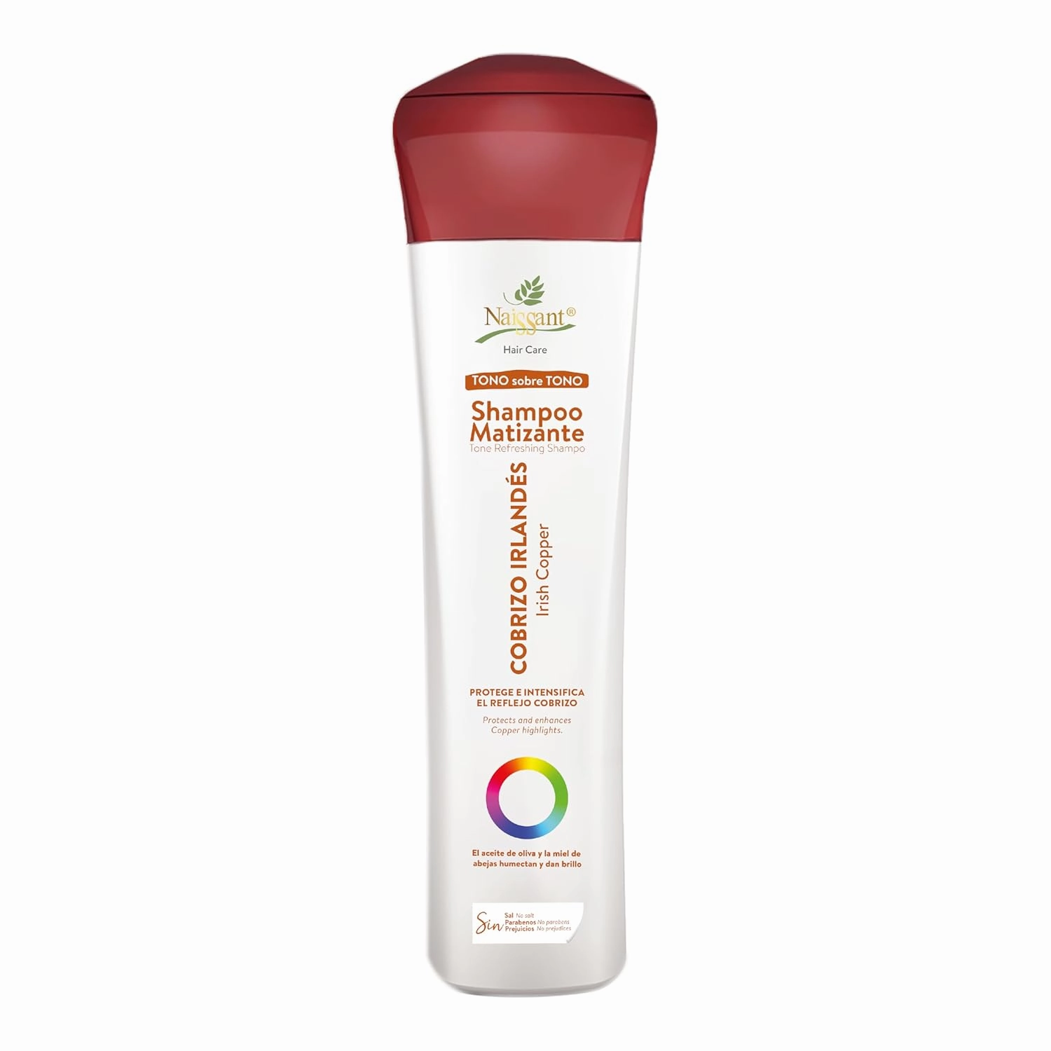 naissant Irish Copper Hair Toning Shampoo | Color Depositing | Refresh & Neutralize Brassy Tones | Paraben, Ammonia & Sulfate Free | Pro-Vitamin B5, Olive Oil & Honey (Cobrizo) 10.1 Fl Oz