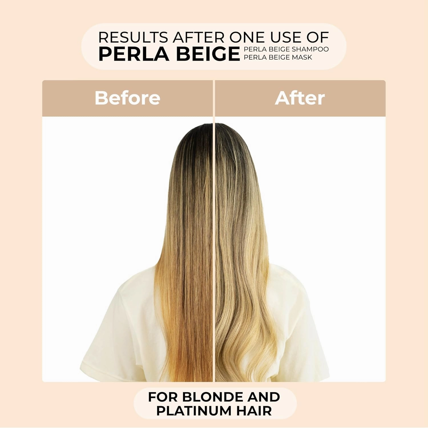 naissant Perla Beige Hair Purple Shampoo | Eliminates Brassiness | Neutralizes Yellow & Orange Tones | Paraben, Ammonia & Sulfate Free | Pro-Vitamin B5, Olive Oil & Honey (Perla Beige) 10.1 Fl Oz