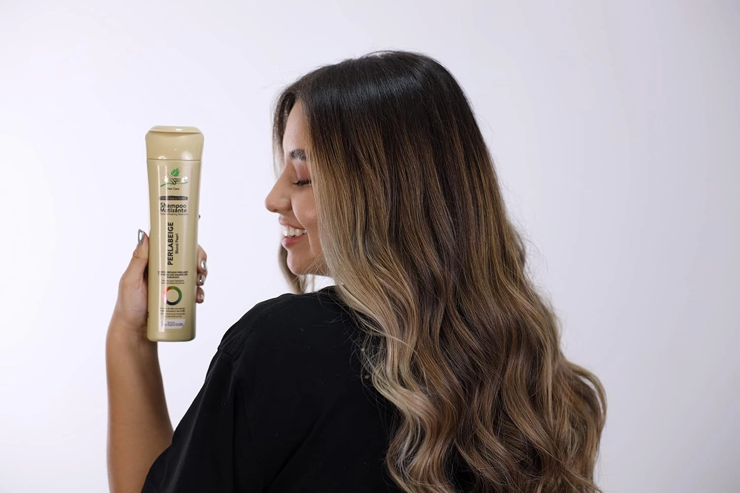 naissant Perla Beige Hair Purple Toning Mask | Eliminates Brassiness | Neutralizes Yellow & Orange Tones | Paraben, Ammonia & Sulfate Free | Pro-Vitamin B5, Olive Oil & Honey (Perla Beige) 10.1 Fl Oz