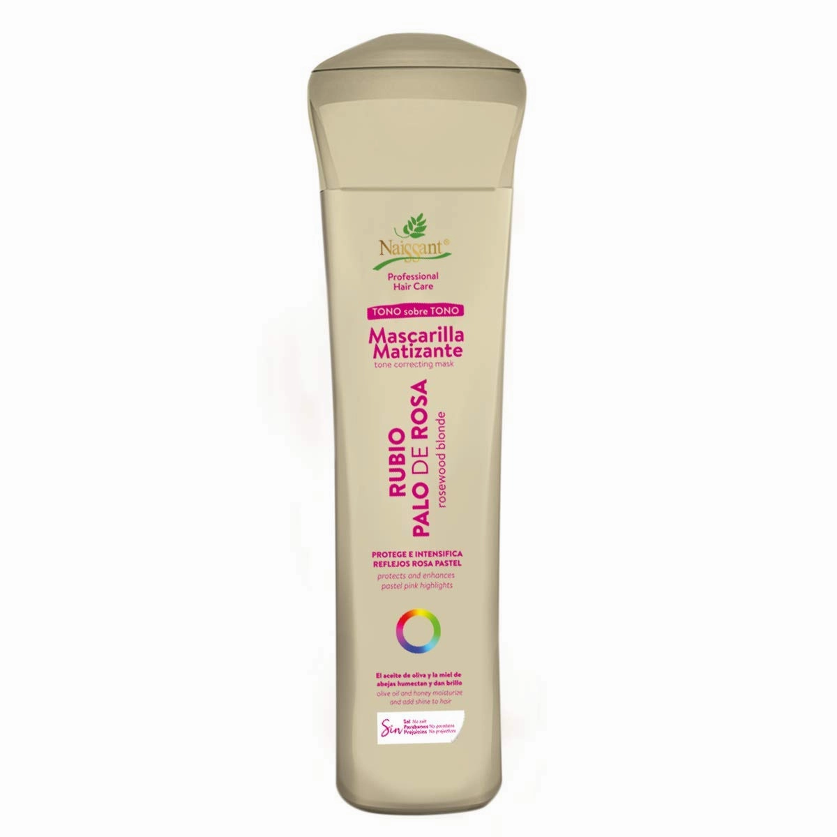 naissant Rose Gold Hair Toning Mask | Color Depositing | Moisturize, Refresh & Neutralize Brassy Tones | Paraben, Ammonia & Sulfate Free | Pro-Vitamin B5, Olive Oil & Honey (Palo de Rosa) 10.1 Fl Oz