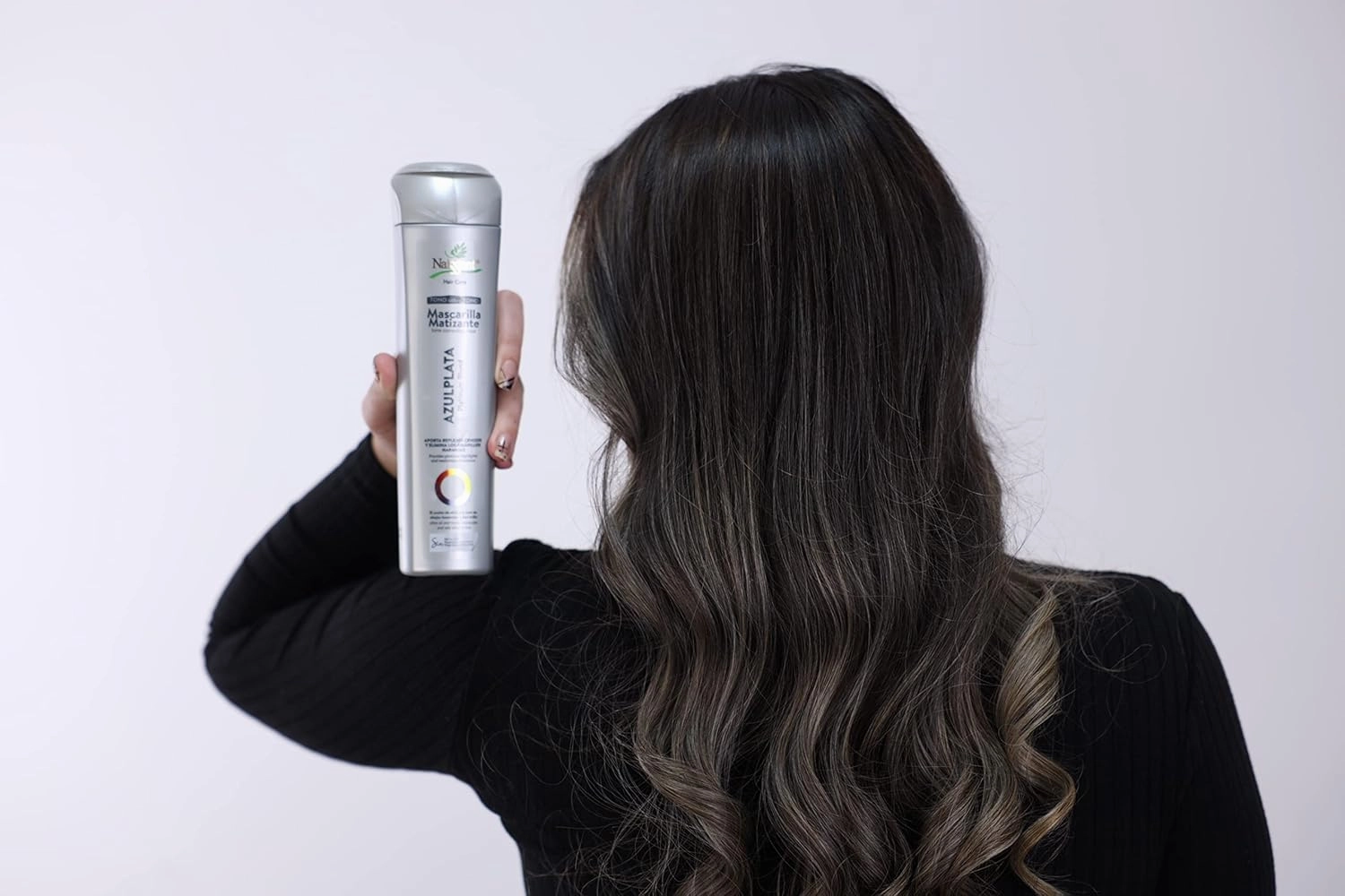 naissant Silver Ash Blonde Hair Blue Shampoo | Eliminates Brassiness | Neutralizes Yellow & Orange Tones | Paraben, Ammonia & Sulfate Free | Pro-Vitamin B5, Olive Oil & Honey (Azul Plata) 10.1 Fl Oz