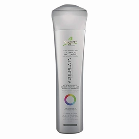 naissant Silver Ash Blonde Hair Blue Shampoo | Eliminates Brassiness | Neutralizes Yellow & Orange Tones | Paraben, Ammonia & Sulfate Free | Pro-Vitamin B5, Olive Oil & Honey (Azul Plata) 10.1 Fl Oz