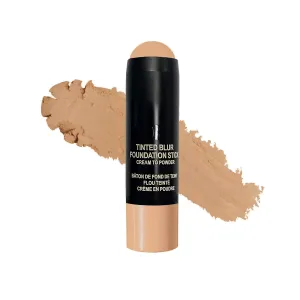 Nudestix Nudies Tinted Blur Foundation Stick, Matte Cream Powder Multitask Makeup to Tint, Blur, Blot Skin and Sculpt Face, Lightweight, Natural Matte Finish, 0.2 fl oz (6.2 g)