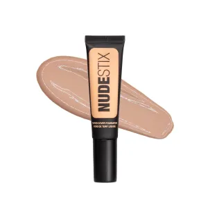 Nudestix Tinted Cover Liquid Foundation, Buildable Coverage for Even Skin Tone, Flawless Natural Lightweight Makeup Finish, 0.84 fl oz (25 ml)