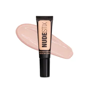 Nudestix Tinted Cover Liquid Foundation, Buildable Coverage for Even Skin Tone, Flawless Natural Lightweight Makeup Finish, 0.84 fl oz (25 ml)