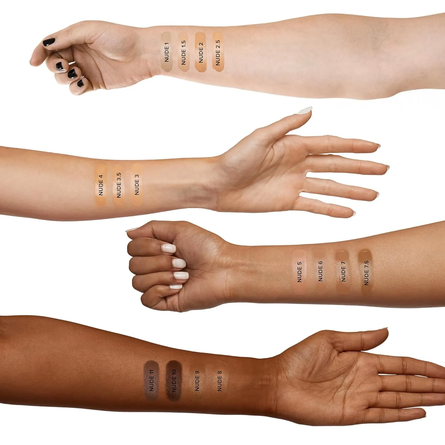 Nudestix Tinted Cover Liquid Foundation, Buildable Coverage for Even Skin Tone, Flawless Natural Lightweight Makeup Finish, 0.84 fl oz (25 ml)