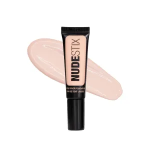 Nudestix Tinted Cover Liquid Foundation, Buildable Coverage for Even Skin Tone, Flawless Natural Lightweight Makeup Finish, 0.84 fl oz (25 ml)