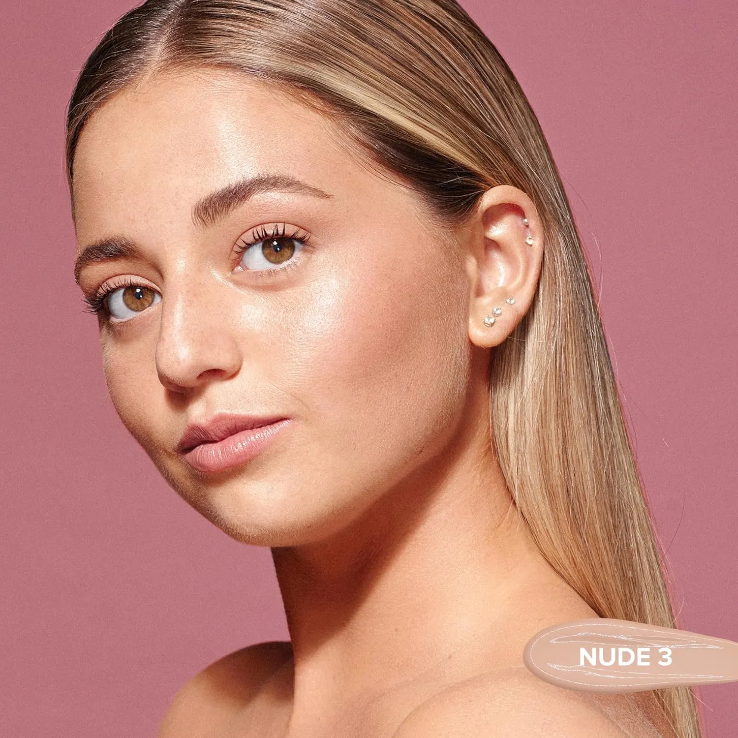 Nudestix Tinted Cover Liquid Foundation, Buildable Coverage for Even Skin Tone, Flawless Natural Lightweight Makeup Finish, 0.84 fl oz (25 ml)