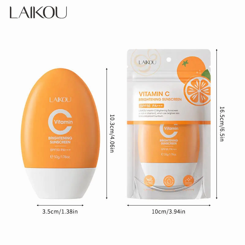 Oil-Free Sunscreen Whitening Cream SPF 50  Moisturizer