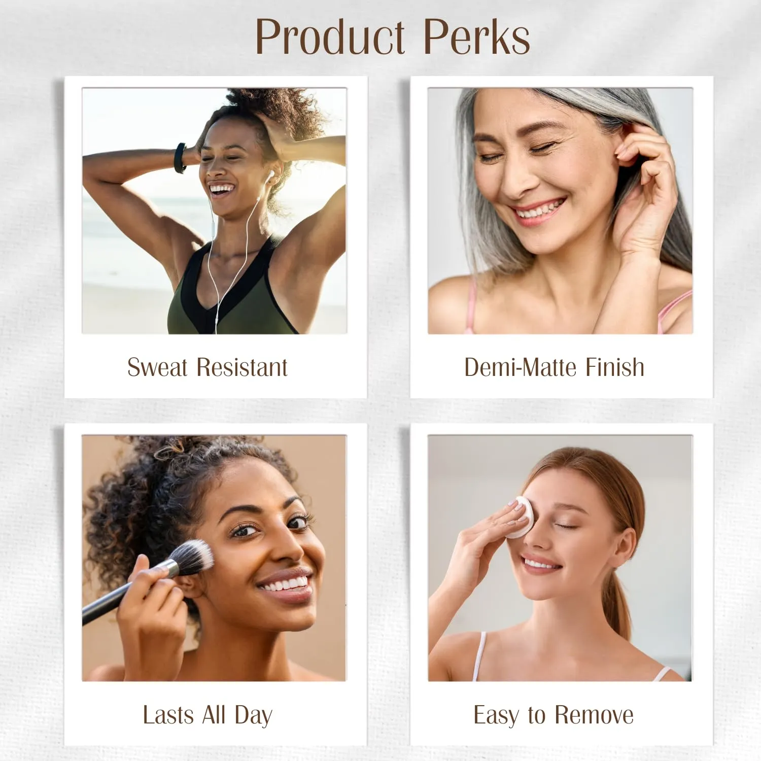 Organic Aloe-Based LUX Liquid Foundation, Natural Vegan Gluten-Free Made in USA, Hazelnut