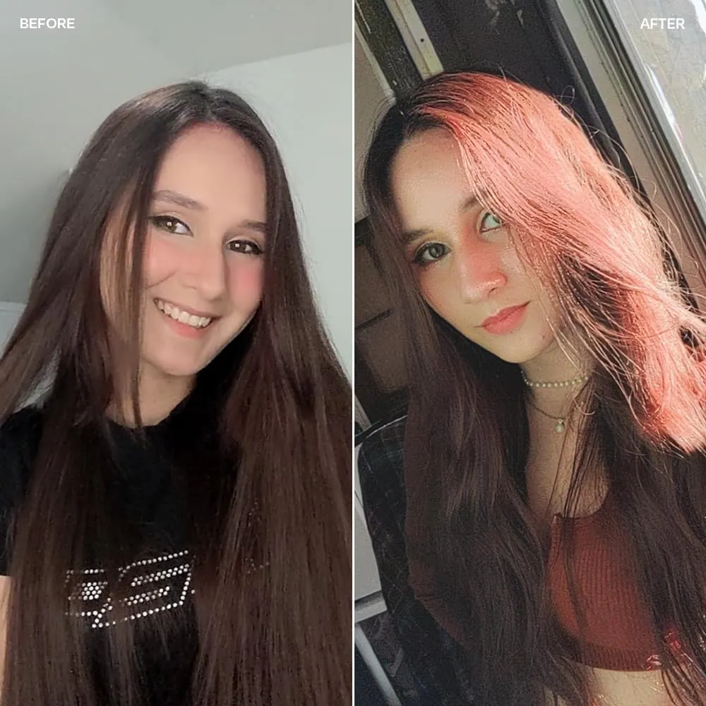 Overtone Color Depositing Semi-Permanent Hair Dye Conditioner - 8 oz For Natural & Color-Treated Hair, Moisturizing Shea Butter & Coconut Oil - Vegan & Cruelty-Free, Red For Brown is now Scarlet Red