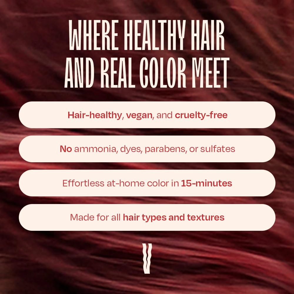 Overtone Color Depositing Semi-Permanent Hair Dye Conditioner - 8 oz For Natural & Color-Treated Hair, Moisturizing Shea Butter & Coconut Oil - Vegan & Cruelty-Free, Extreme Red