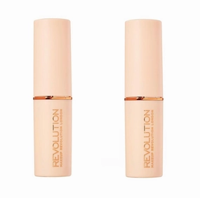 Pack of 2 Makeup Revolution Beauty Fast Base Stick Foundation, F6