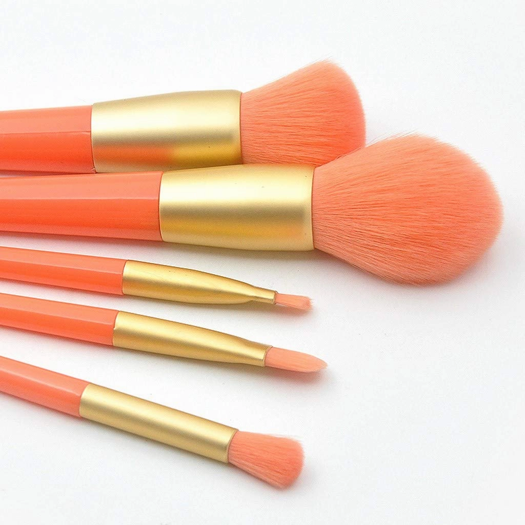 Pcs Eye Brush Handle Brush Makeup Plastic Paint Brush Set 5 Powder Brush Setting Spray