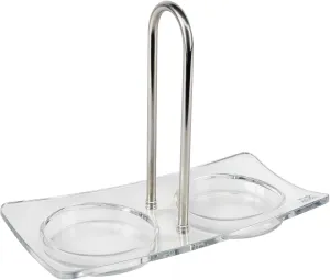 Peugeot Linea Salt and Pepper Mill Tray, Acrylic, Transparent (25854)