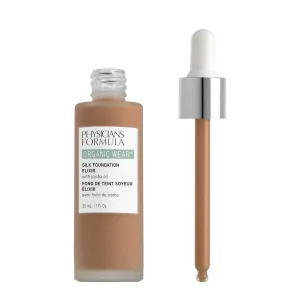 Physicians Formula Organic Wear Natural Full Coverage Silk Liquid Foundation Elixir Tan-to-Deep (Pack of 2)