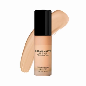 Pi.lgrim Me.dium Golden Beige Serum Liquid Foundation, Matte & Poreless,30 ml | Foundation for face make up infused | Water-Resistant,All Day Coverage|All Skin Types