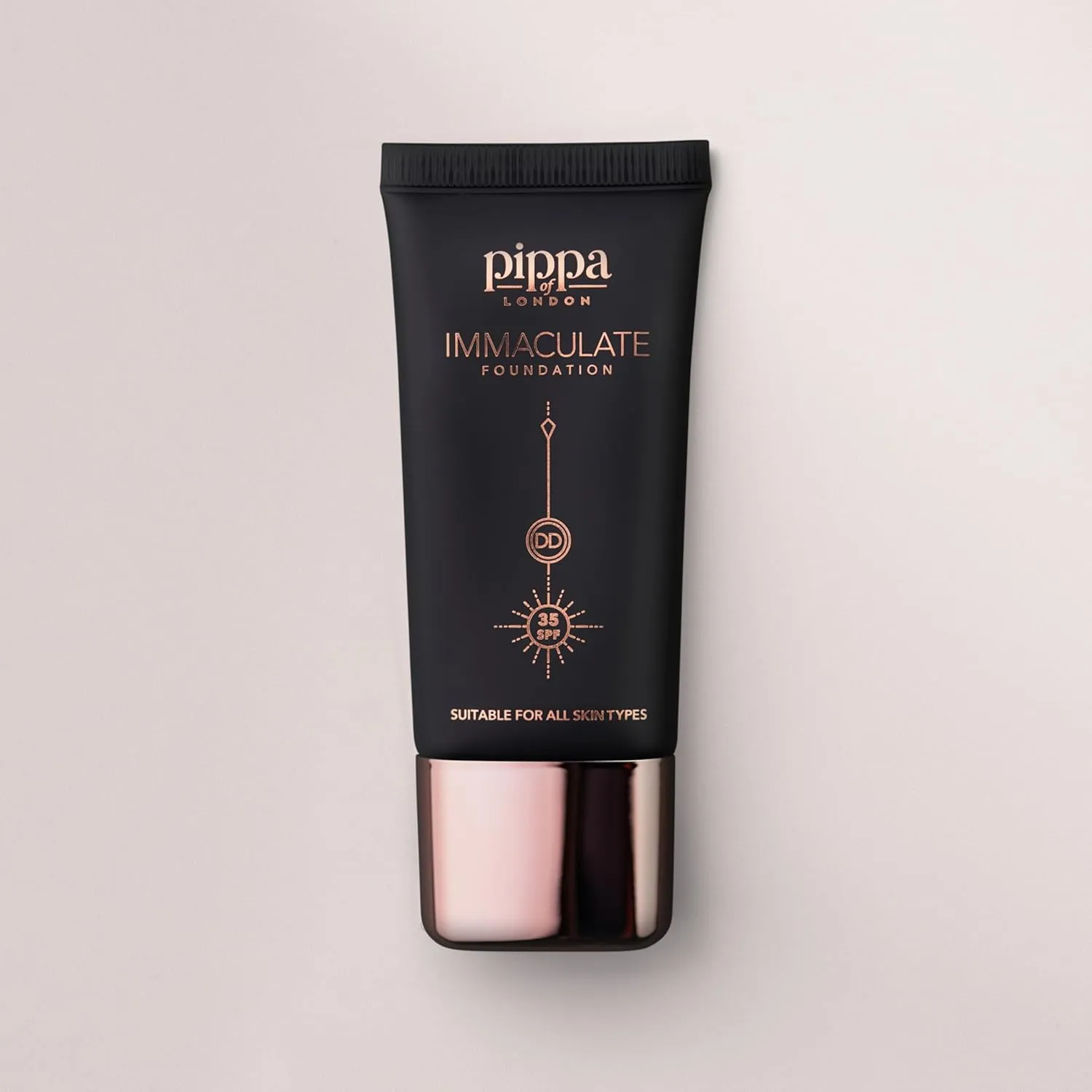 Pippa of London Immaculate Liquid Foundation, Nude 204, Lightweight, Medium Coverage, Matte Finish SP35