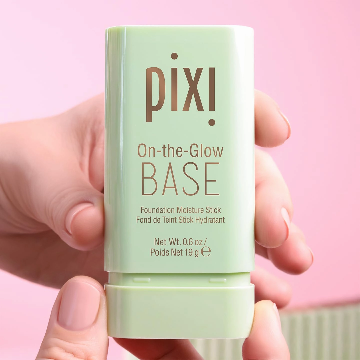 Pixi Beauty On-the-Glow Base| Tinted Moisturizer Foundation Stick | Chai: Very tan, warm shade| 0.6 oz / 19g