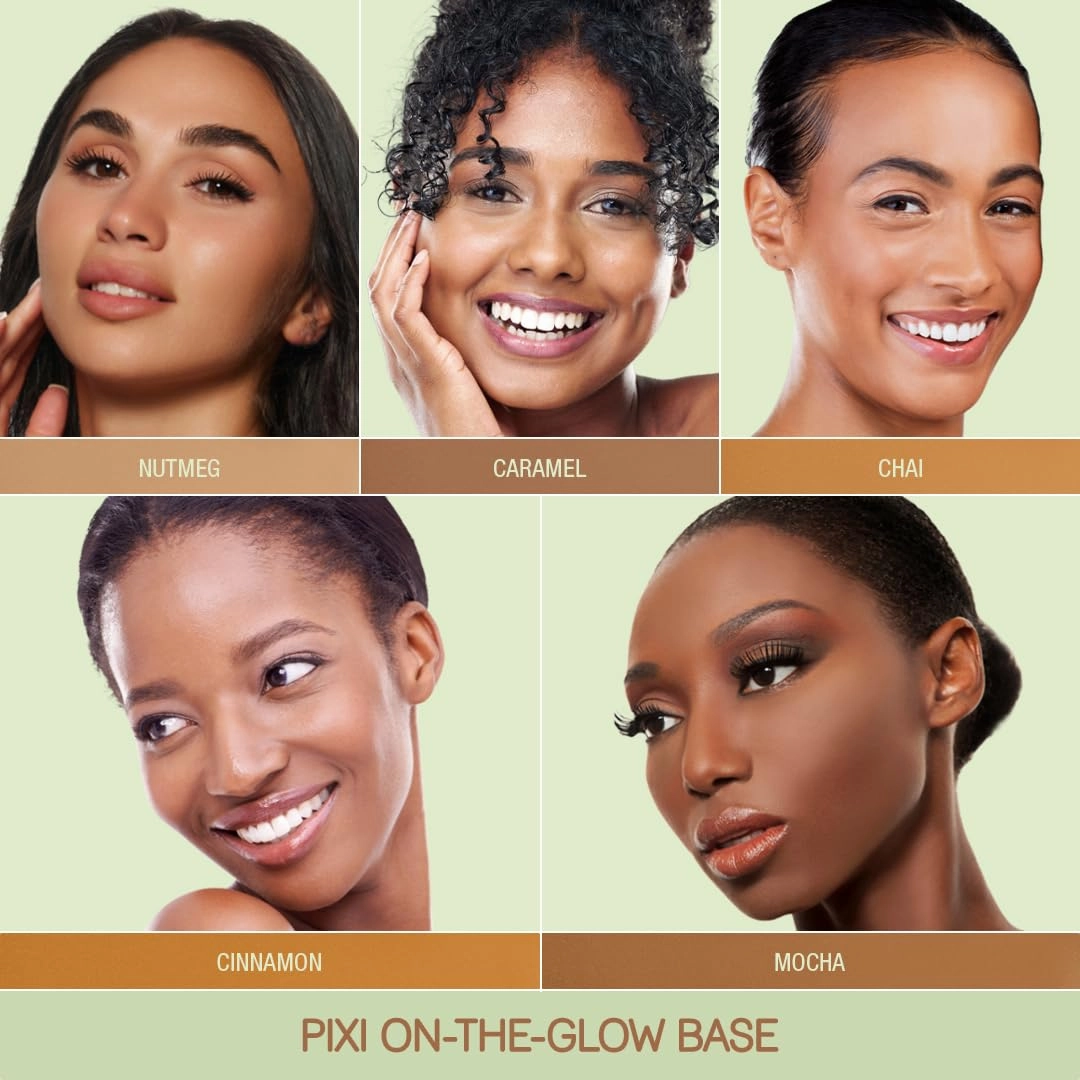 Pixi Beauty On-the-Glow Base| Tinted Moisturizer Foundation Stick | Chai: Very tan, warm shade| 0.6 oz / 19g