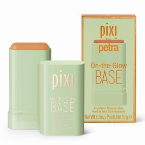 Pixi Beauty On-the-Glow Base| Tinted Moisturizer Foundation Stick | Chai: Very tan, warm shade| 0.6 oz / 19g