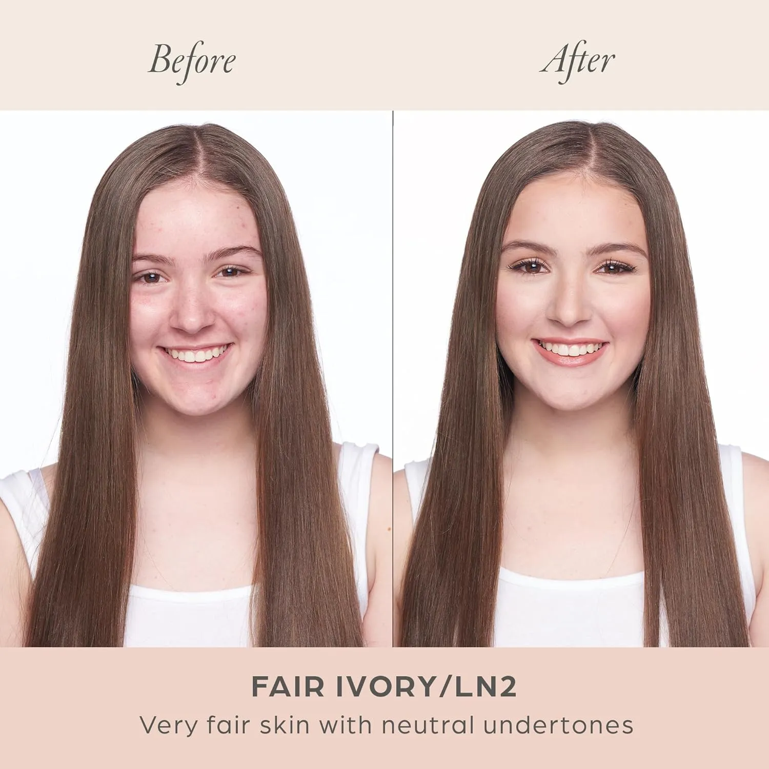 PUR Beauty 4-in-1 Love Your Selfie Foundation & Concealer - Longwear Full Coverage Liquid Makeup Foundation with Hydrating Blend for Refined-Looking, Natural Beauty Glow, Skin Texture & Tone