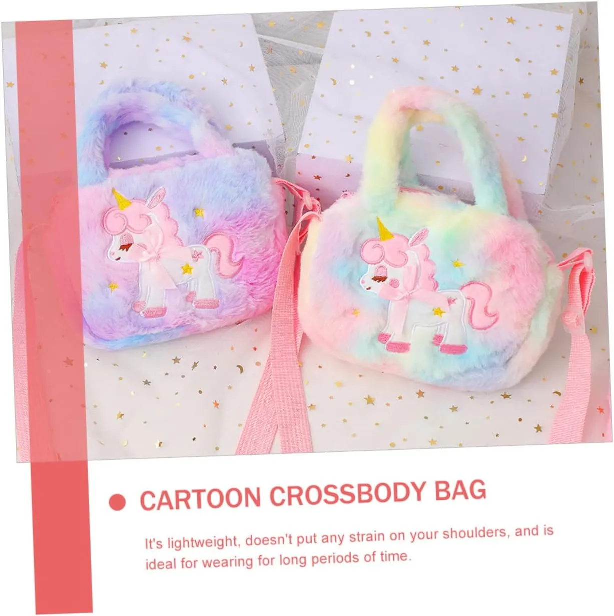 Purse Dye Travel Women Plush Fluffy Shoulder Pink Cosmetic Handbag Baby Bag Girl D Pattern Organize