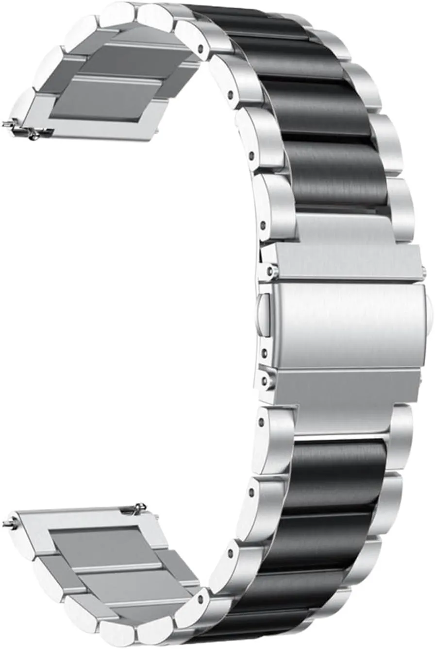 Quick Release Stainless Steel Metal Strap 18mm20mm22mm Unisex Strap Folding Buckle