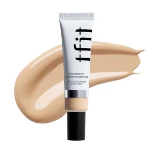 Radiance Fit Serum Foundation - Flawless Coverage, Dewy finish, Long-lasting, Lightweight, Korean Makeup,1.05 Oz. (N01 Linen, 1.05 Oz.)